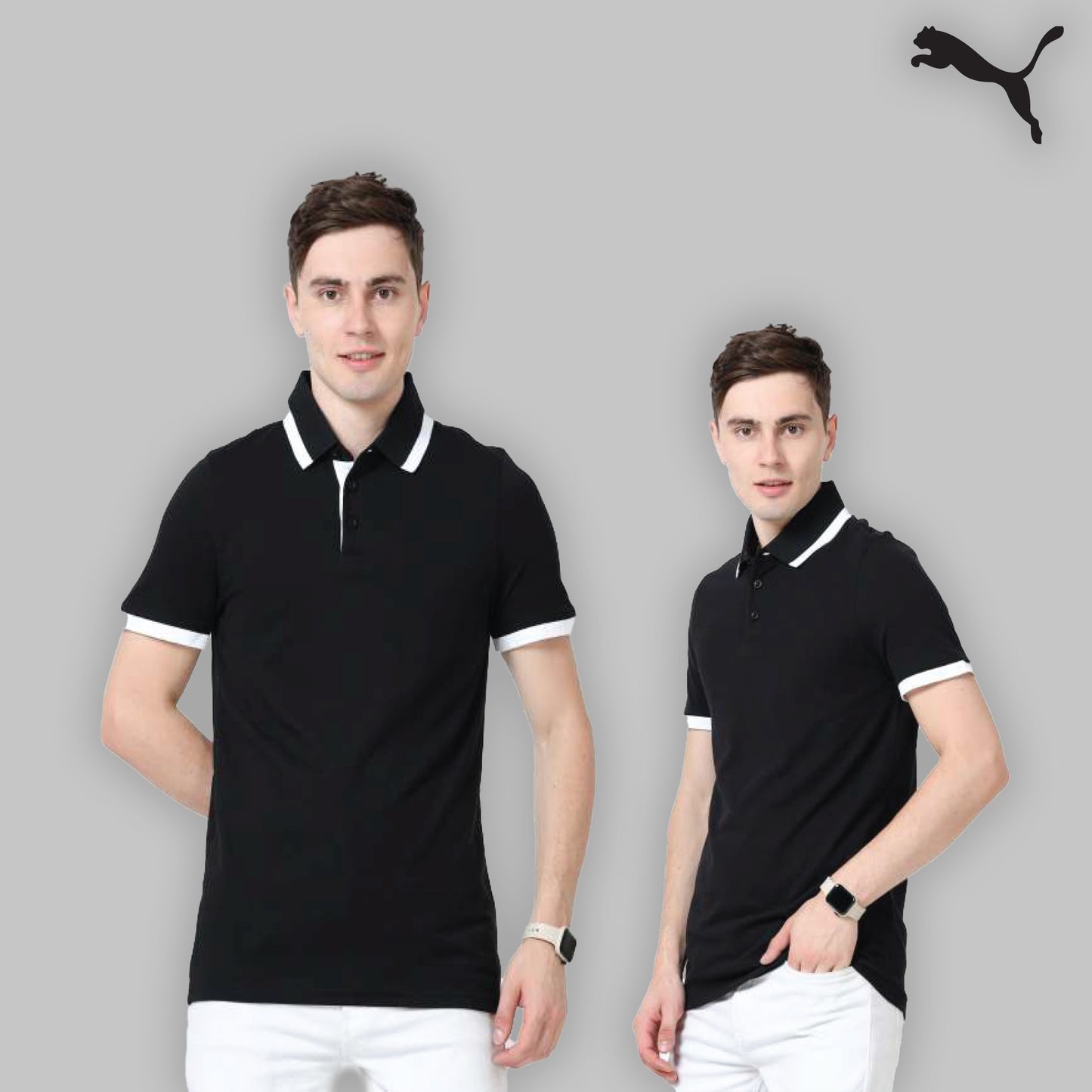 PUMA ESS PIQUE TIPPING POLO T-shirt
