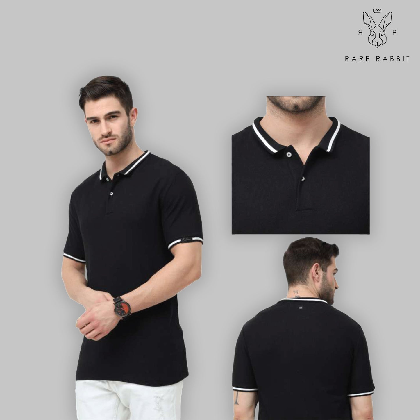 Rare Rabbit  Polo T-Shirt with  Tipping
