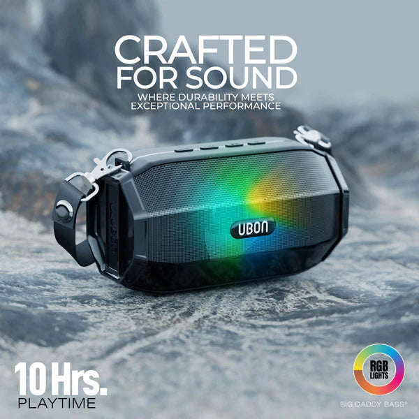 UBON SP-43 Lightup v5.3 Wireless Speaker